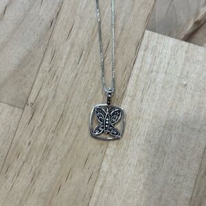 Lori Bonn Sterling Silver Butterfly Necklace